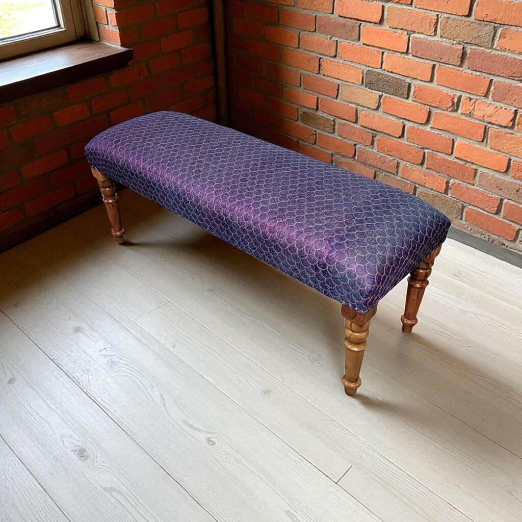 7141 New Upholstered Quilted Ottoman #Bench Furniture