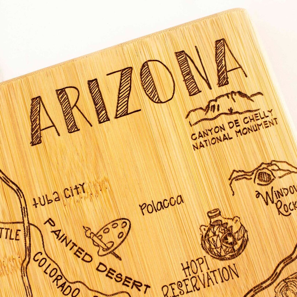 Destination Arizona State-Shaped Serving & Cutting Board Housewares (kitchen)