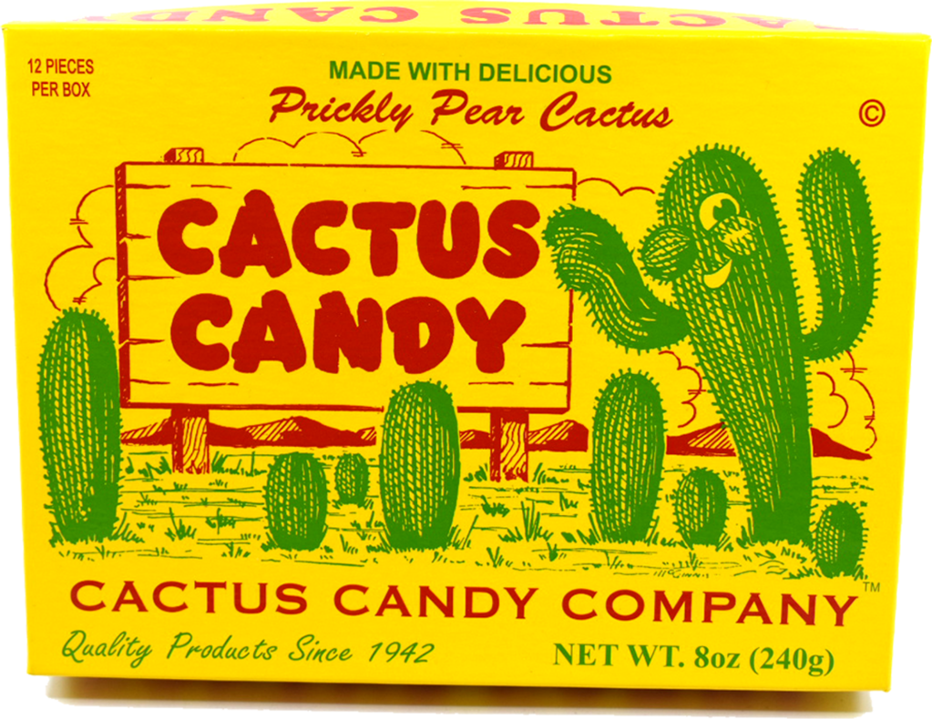 Cactus Candy™ 1/2lb Box 8 oz. New PANTRY "NEW WHOLESALE"