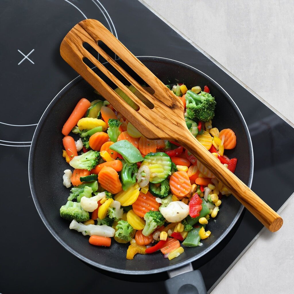 Rock & Branch® Olive Wood Slotted Spurtle