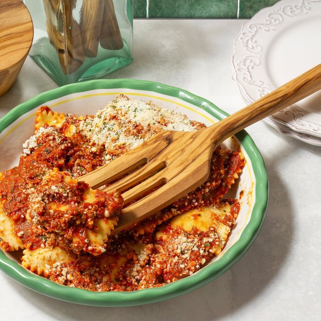 Rock & Branch® Olive Wood Slotted Spurtle HOUSEWARES *Wholesale*