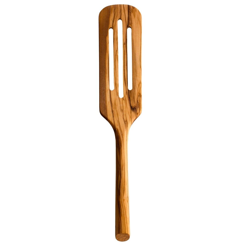 Rock & Branch® Olive Wood Slotted Spurtle 3" x 2-1 4" x 3 4" New * Home