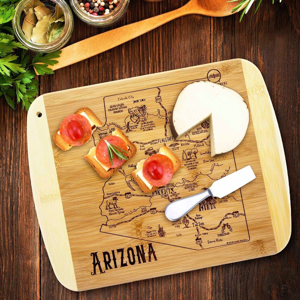 A Slice of Life Arizona Cutting Board * Regional