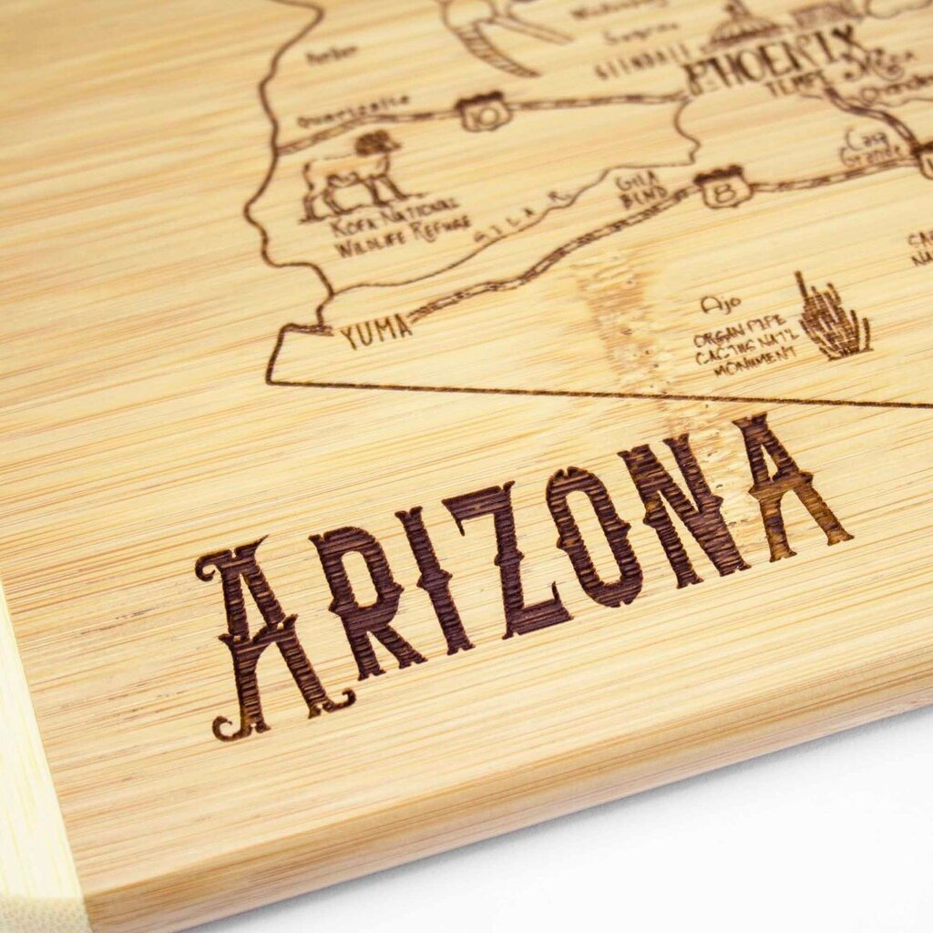 A Slice of Life Arizona Cutting Board * Regional