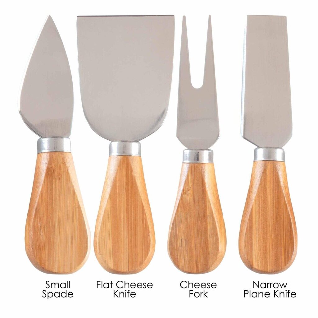 4-Piece Cheese Knife Set with Stainless Steel Blades HOUSEWARES *Wholesale*
