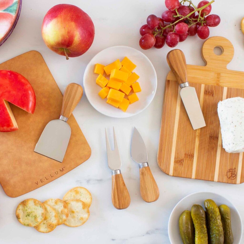 4-Piece Cheese Knife Set with Stainless Steel Blades HOUSEWARES *Wholesale*