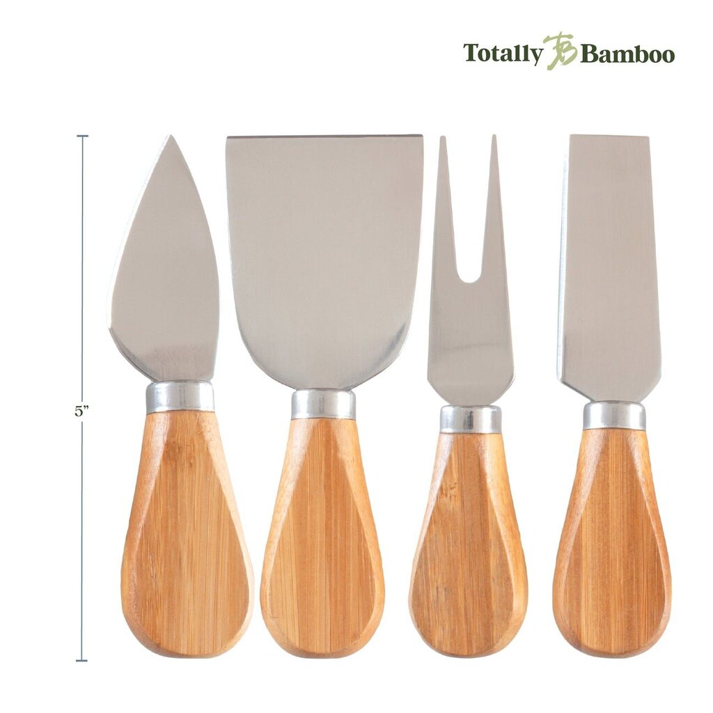 Bamboo and Steel Cheese Tool