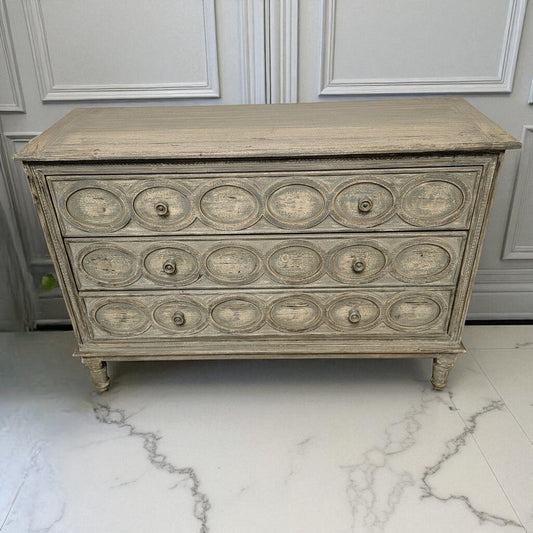 7173 Distressed Blue 3 Drawer Farmhouse #Dresser Used Furniture