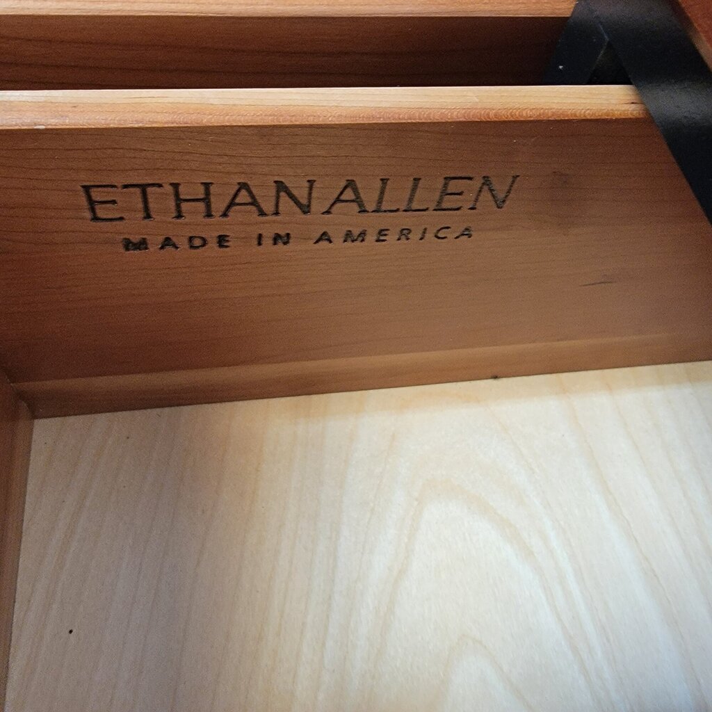 7176 Ethan Allen 4 Drawer Filing #Credenza Furniture