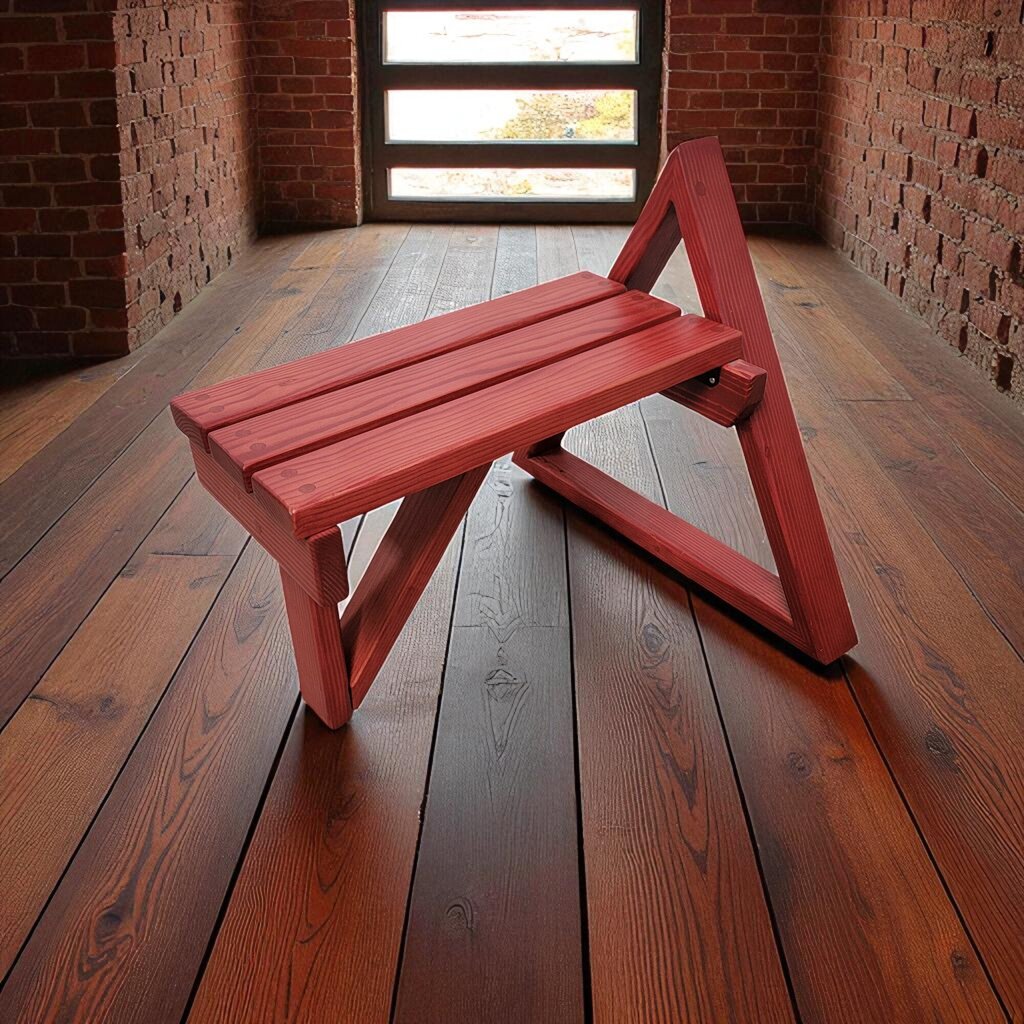 7190 Custom Red Wood #Bench Furniture