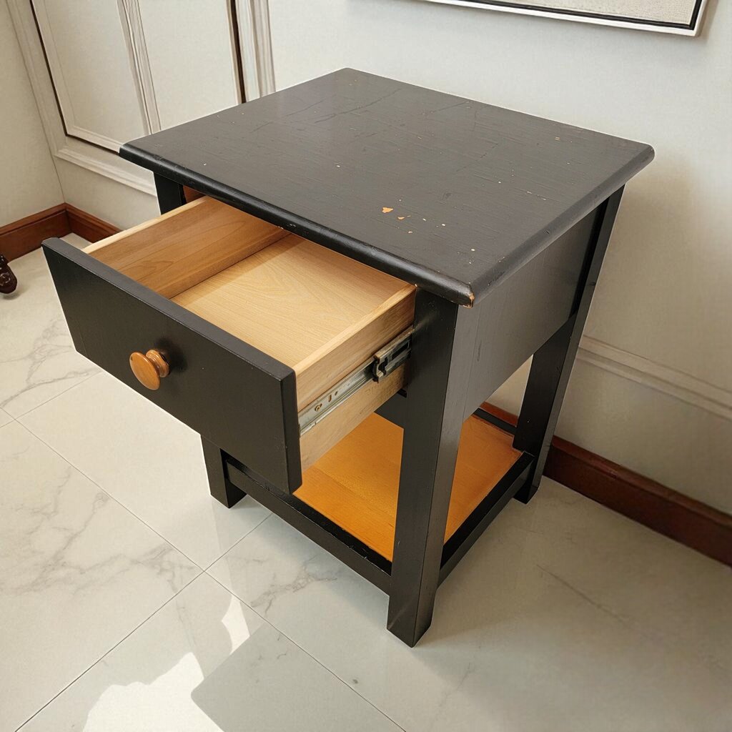 7195 Chippy Broyhill Nightstand with Drawer ~ Furniture