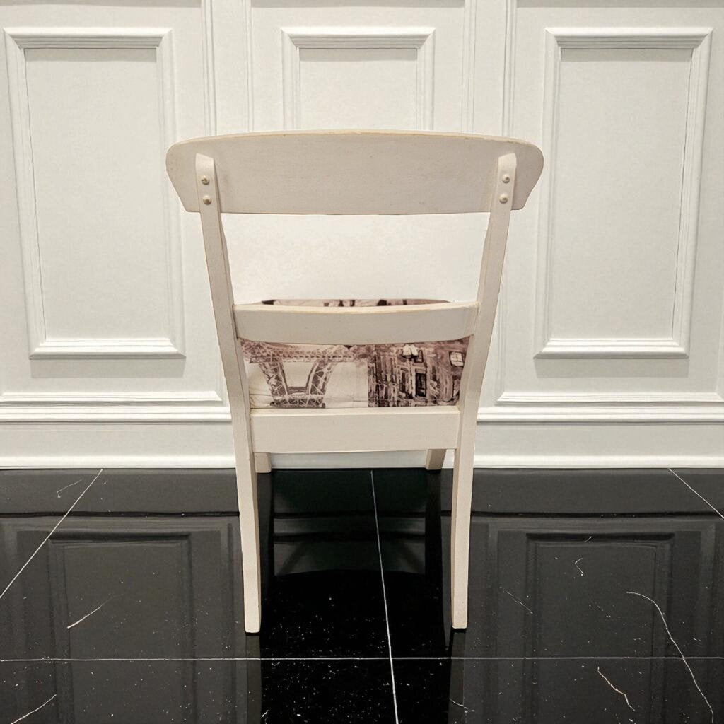 7197 Paris Style White Wood #Chair Furniture