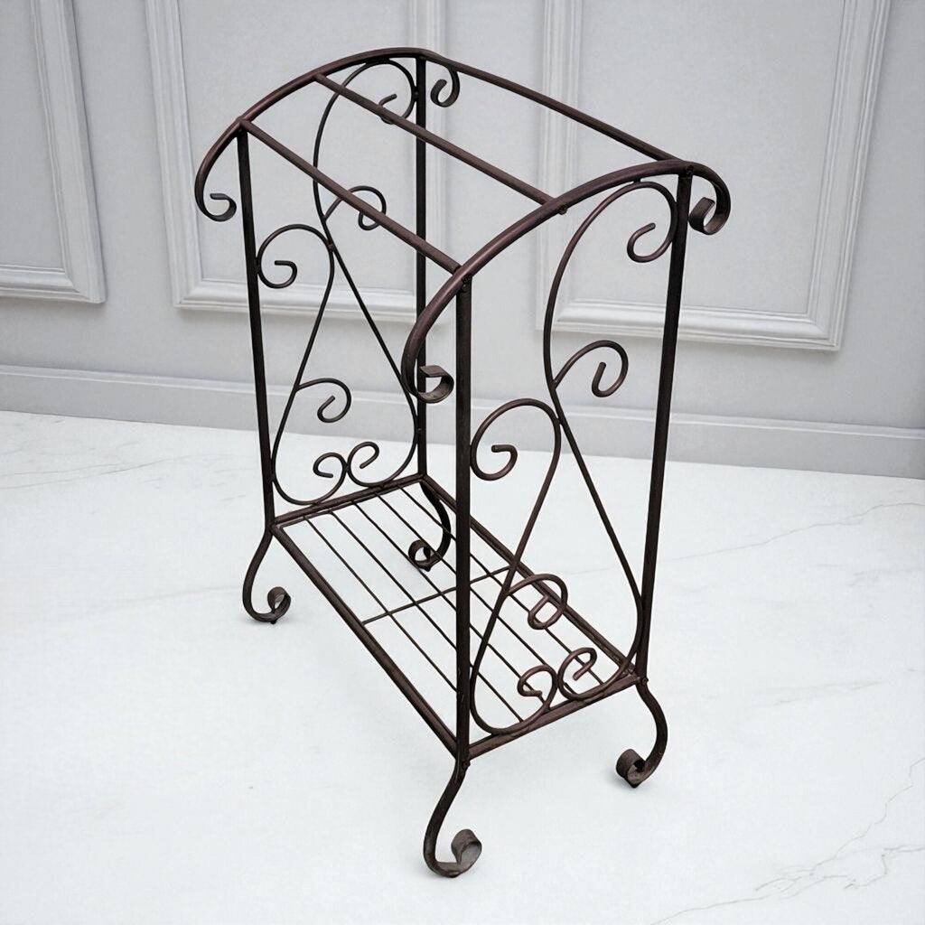 7213 Scrolled Blanket/ Towel Rack Furniture