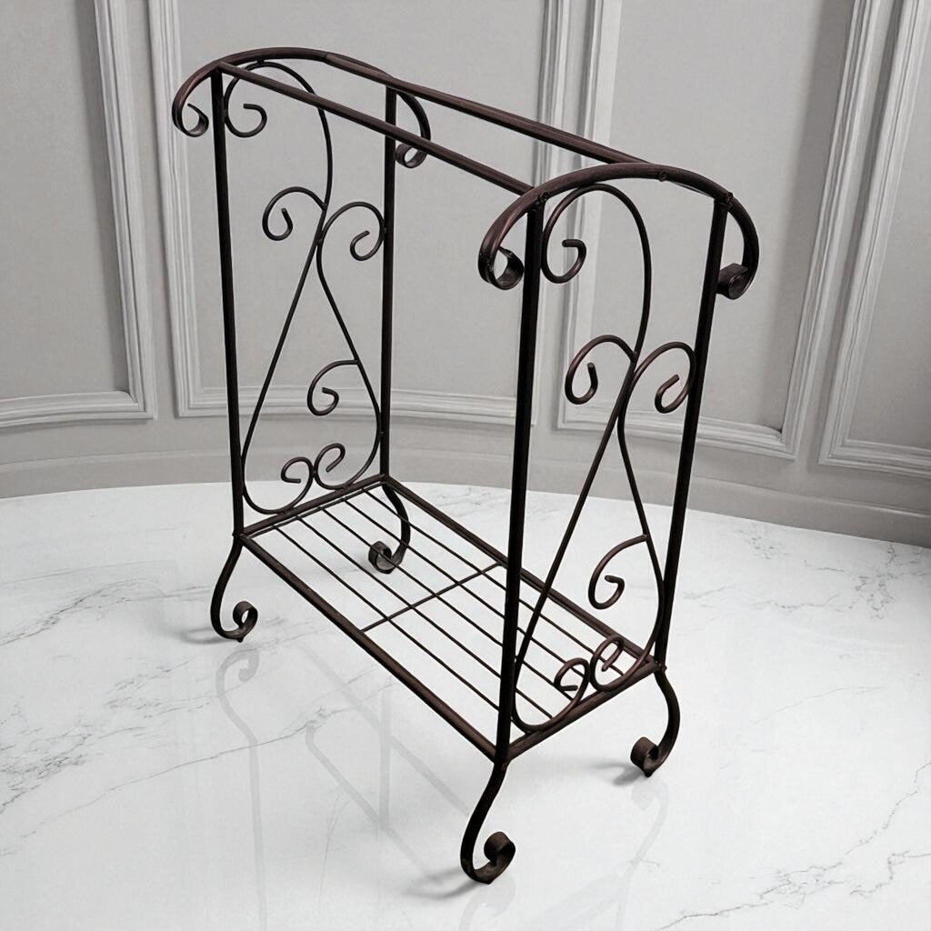 7213 Scrolled Blanket/ Towel Rack Furniture