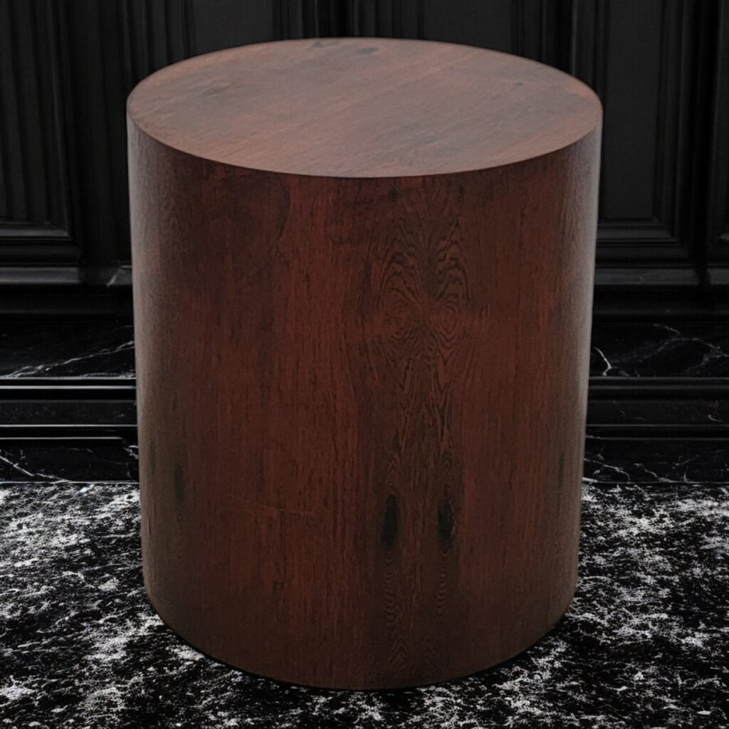 7225 Round Wooden Accent Table Used ~ Furniture