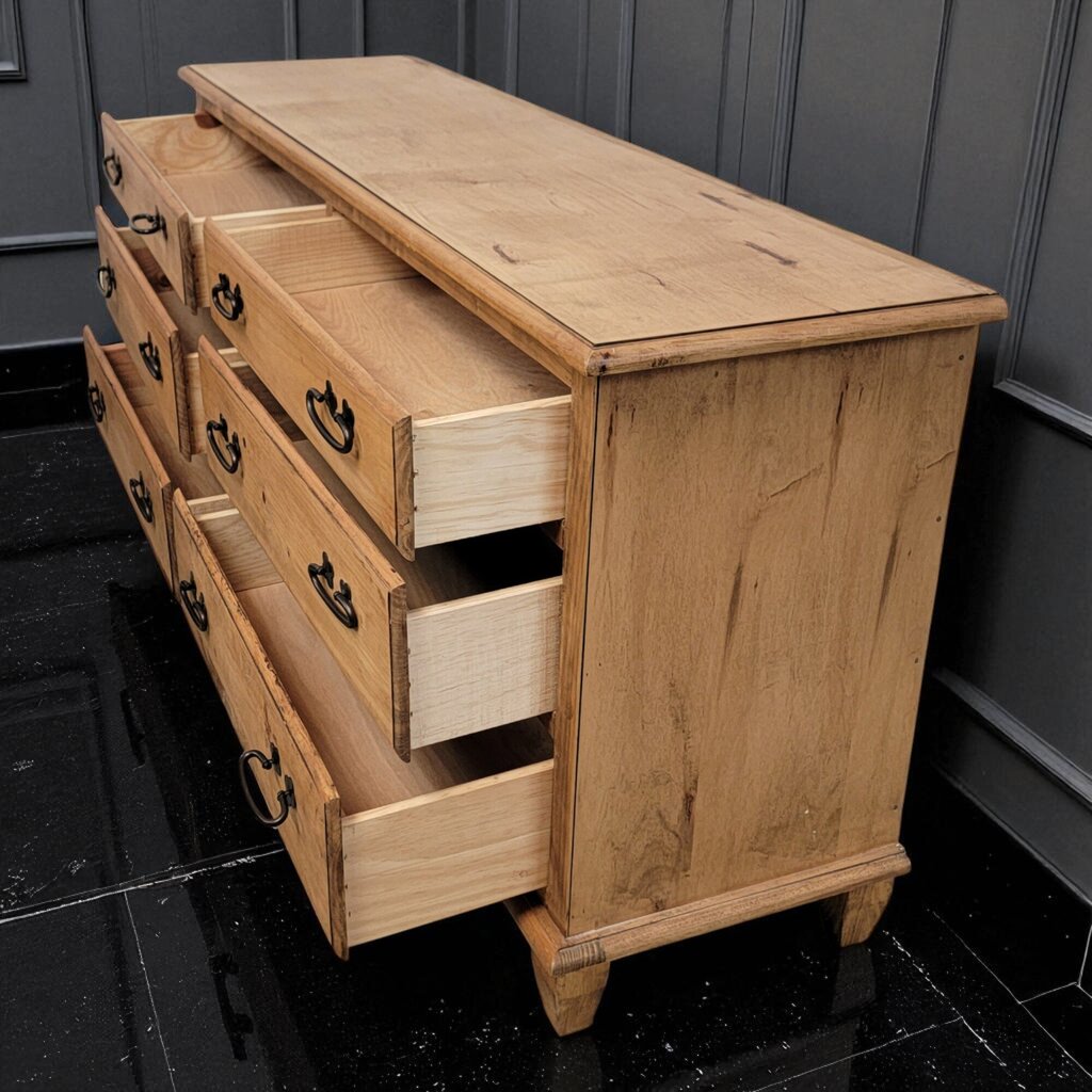 7231 Traditional Solid Mexican Pine 6 Drawer #Dresser Furniture