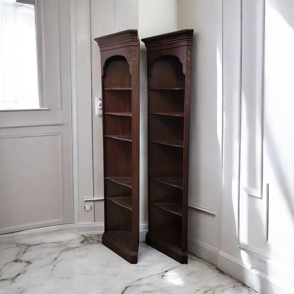 7237-7238 Ethan Allen 6 Tier Corner #Shelf * 2 - Dealer Shared