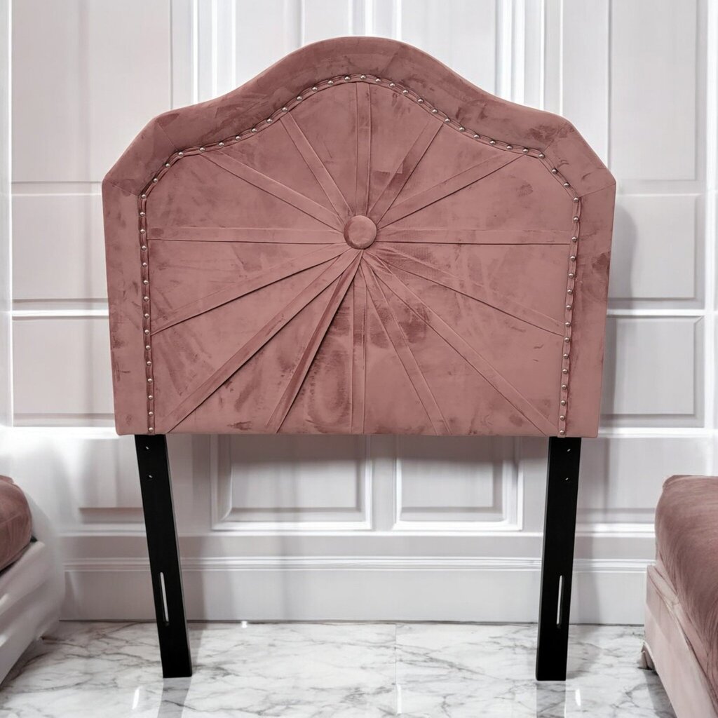 7165 Twin Rose Velvet #Headboard Used ~ Furniture