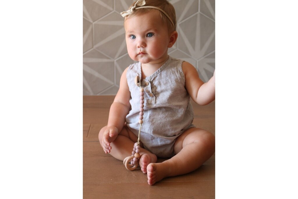 Pacifier Clip | Blush * Children's Accessories