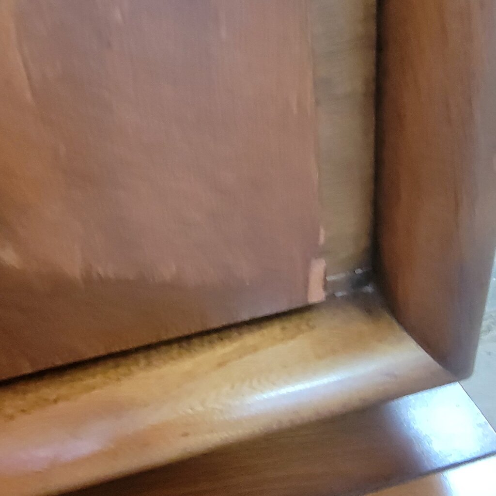 7306 MId Century United Furniture Diamond Front Walnut Dresser ~ Furniture