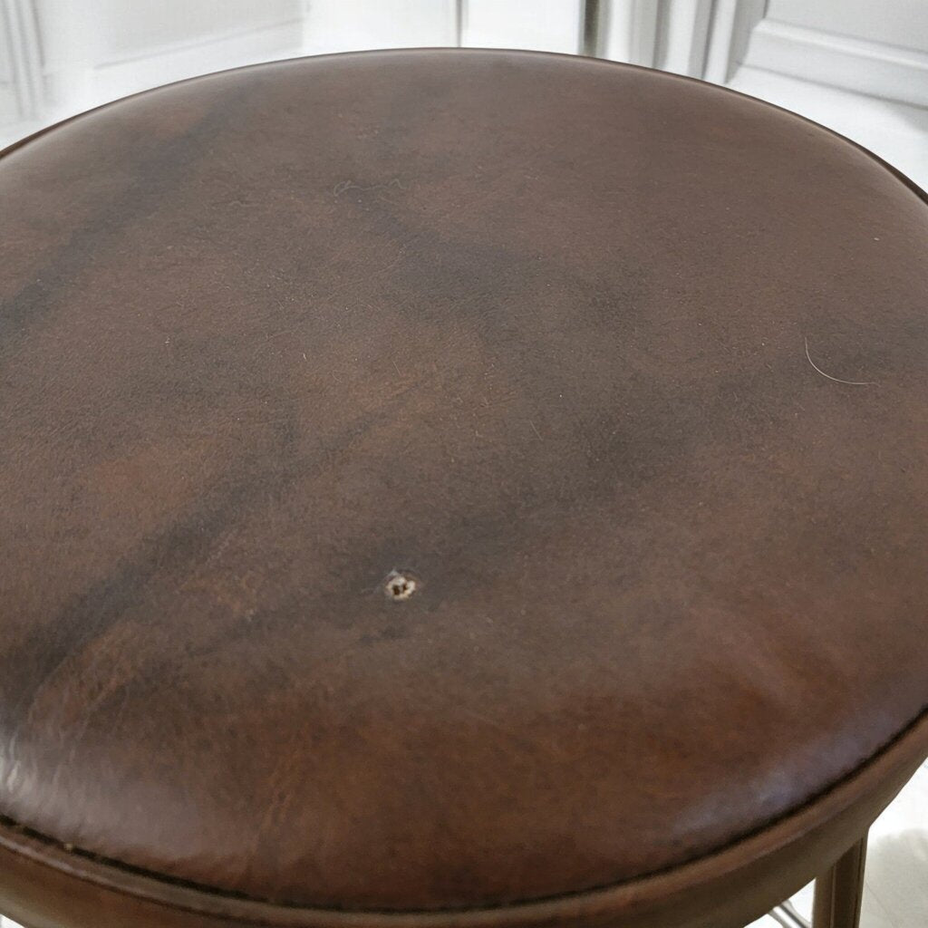 7315-7316 Vintage Chrome and Brown #Barstool ~ Furniture