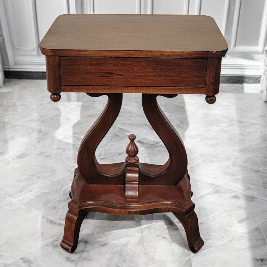 7321 Antique Chippendale Side #Table with Drawer ~ Furniture