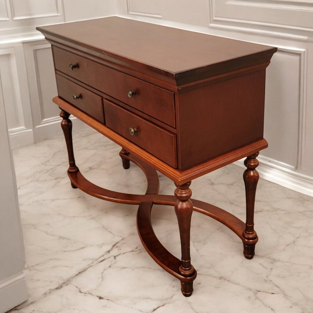 7330 Cherry 3 Drawer Buffet Console ~ Furniture
