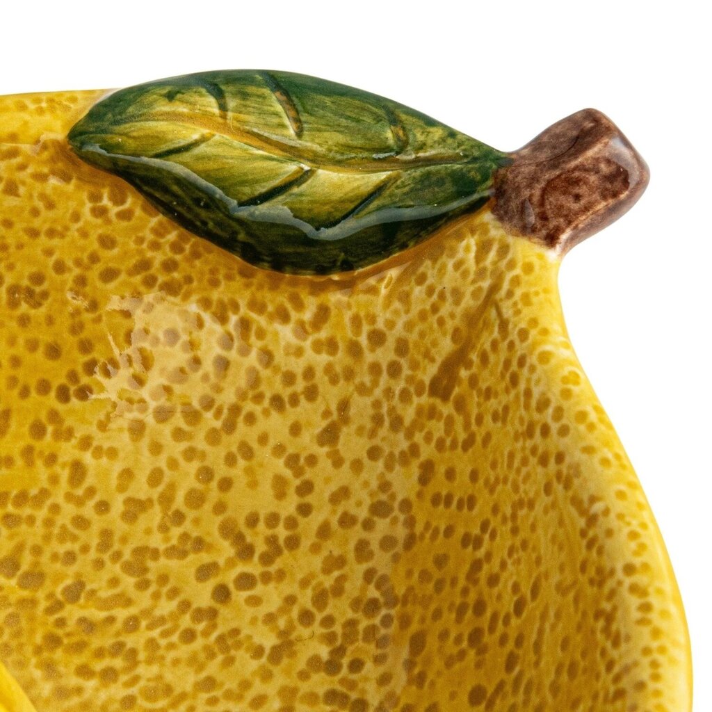 Hand-Painted Stoneware Lemon Shaped Juicer * Home