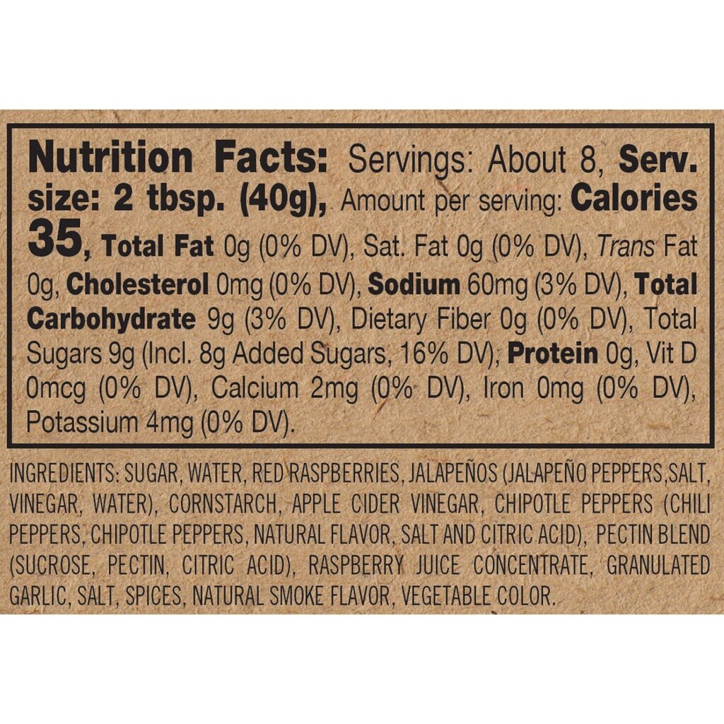 Chipotle Raspberry Sauce * Pantry | Provisions/Staples