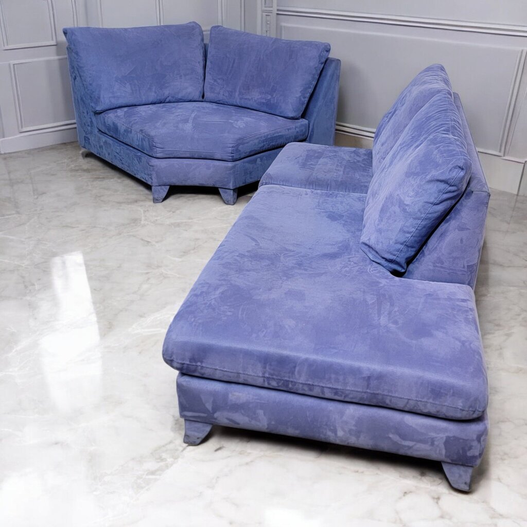 7333 Modern Periwinkle 2 Piece Sectional Sofa ~ Furniture