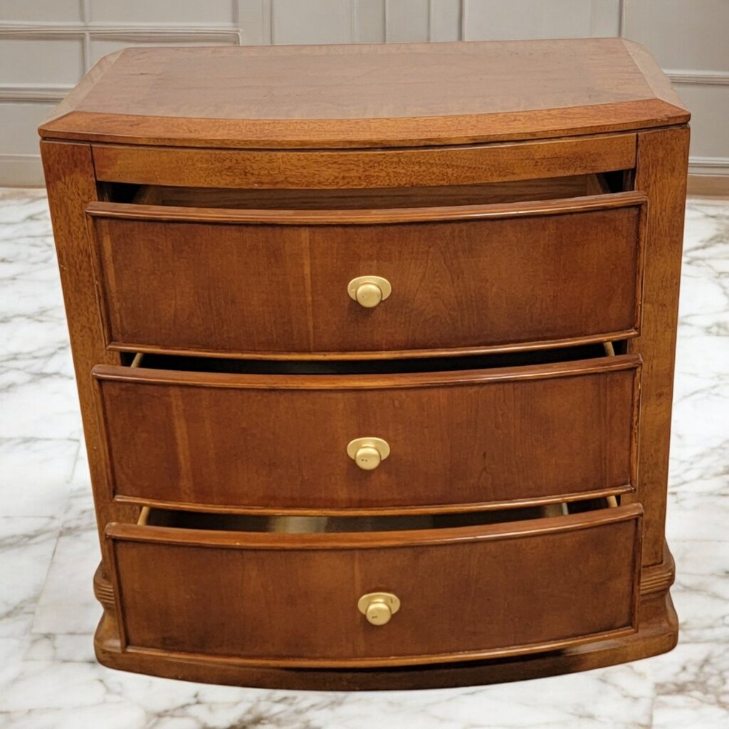 7340 Burl Wood 3 Drawer #Chest ~ Furniture