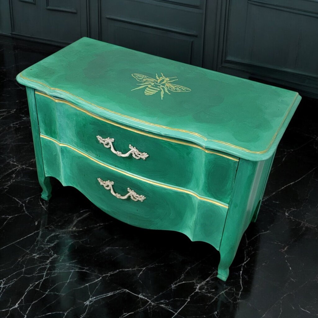 7355 Shamrock Green 2 Drawer French Provincial #Chest ~ Furniture