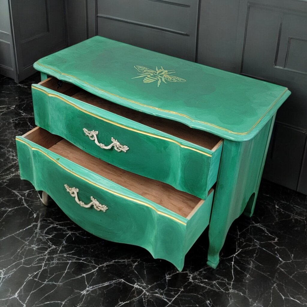7355 Shamrock Green 2 Drawer French Provincial #Chest ~ Furniture