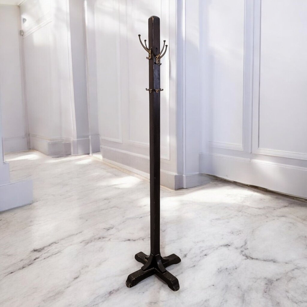 7358 Vintage Wooden Coat Rack Used * 2 - Dealer Shared