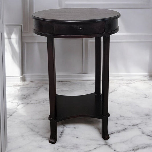 7364 Reproduction Mahogany 2 Tier Accent #Table Used ~ Furniture