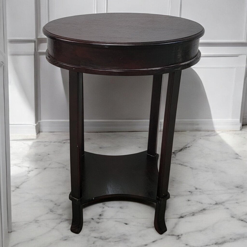 7364 Reproduction Mahogany 2 Tier Accent #Table ~ Furniture