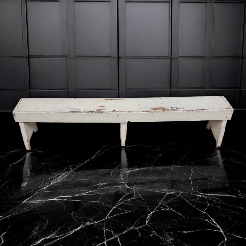 7371 Chippy White Quad Bench ~ Furniture