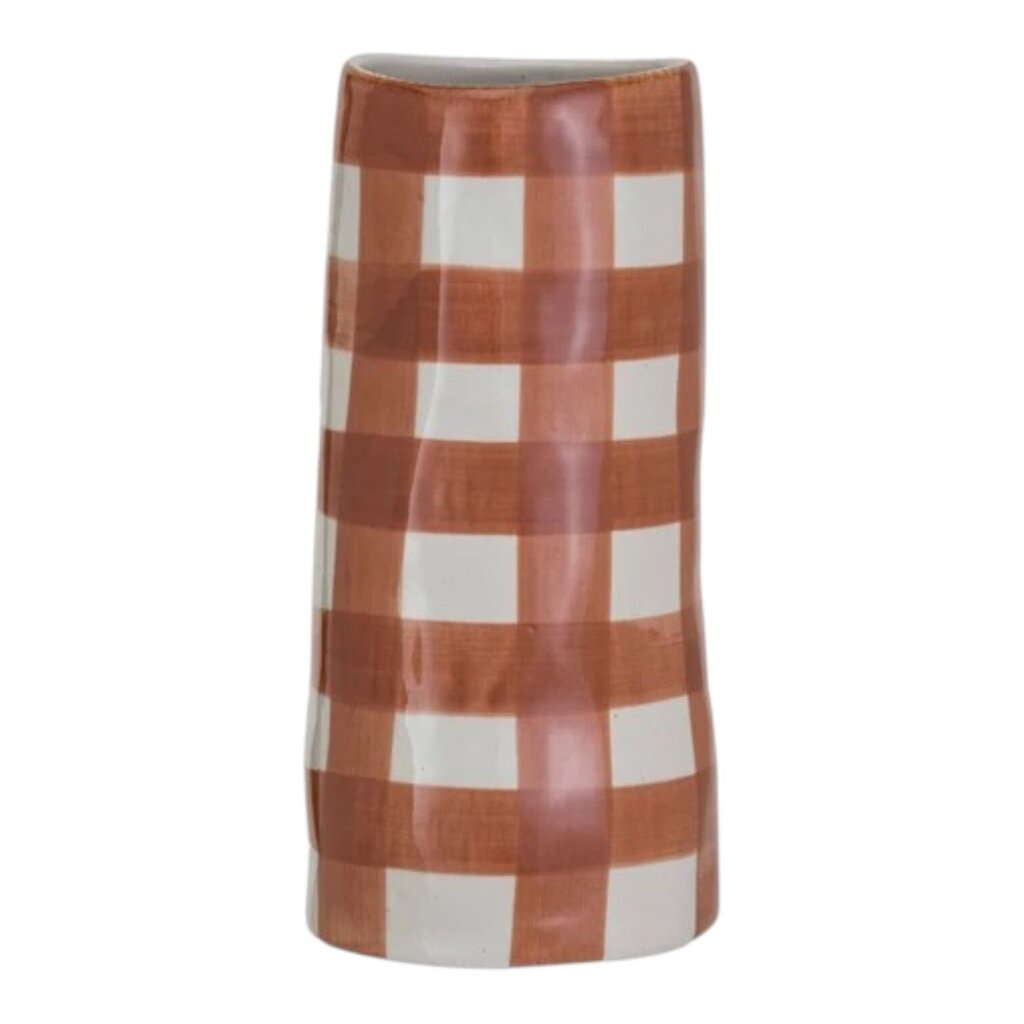 8" Fall Stoneware Vase New * Home