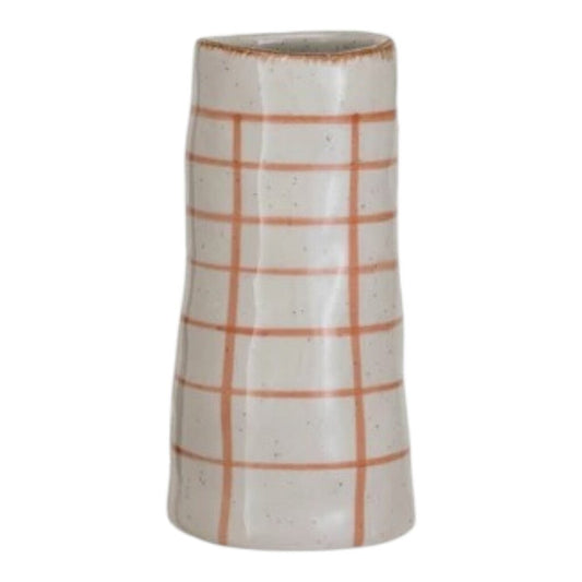5.5" Fall Stoneware Vase New * Home Styling Decor