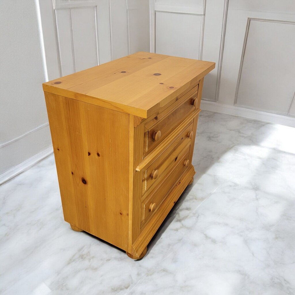 7375 Broyhil Knotty Pine 3 Drawer Chest ~ Furniture