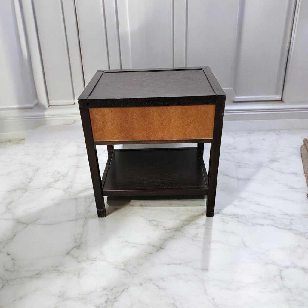 7379 Dark 2 Tier Nightstand with Drawer ~ Furniture