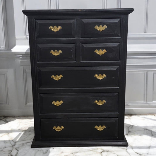 7392 Colonial Black 5 Drawer #Chest