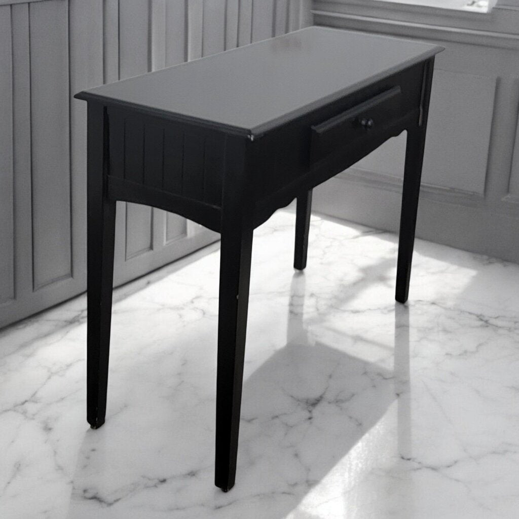 7395 Black Console #Table with Drawer ~ Furniture