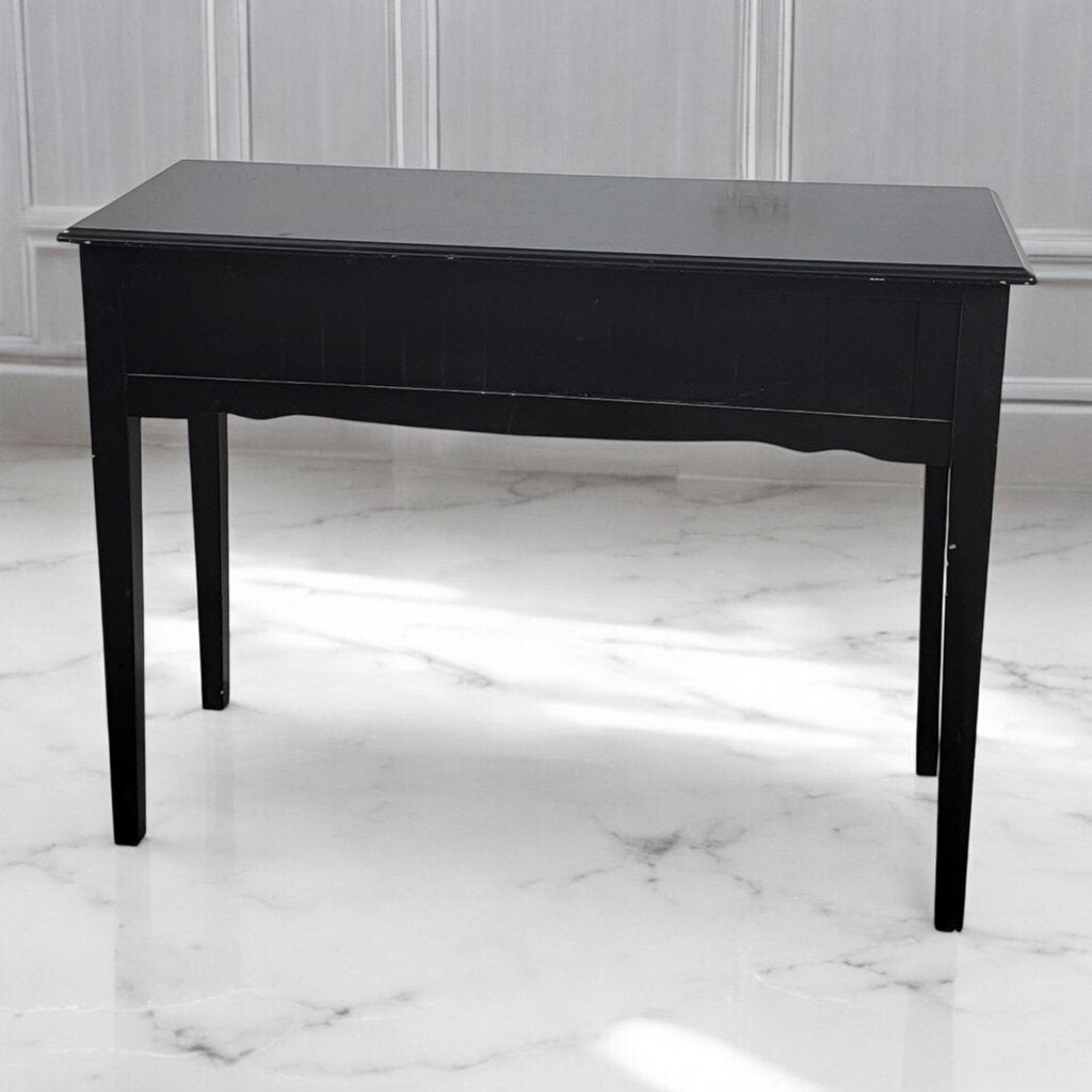 7395 Black Console #Table with Drawer ~ Furniture