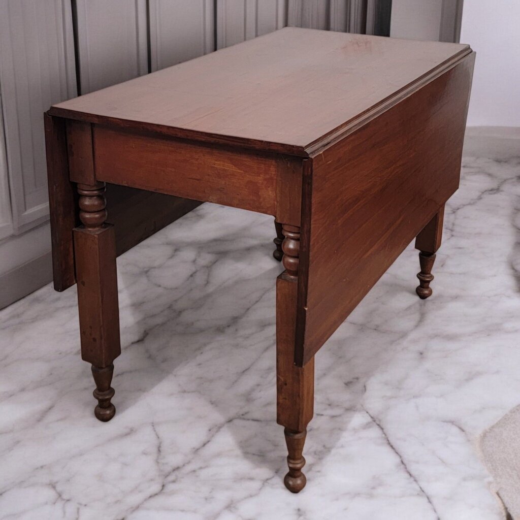 7396 Antique Dropleaf Dining Table Used ~ Furniture