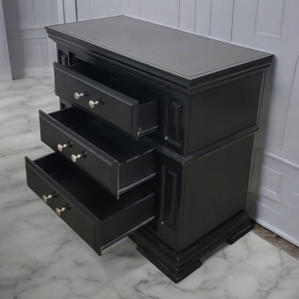 7403 Black Traditional 3 Drawer #Chest ~ Furniture