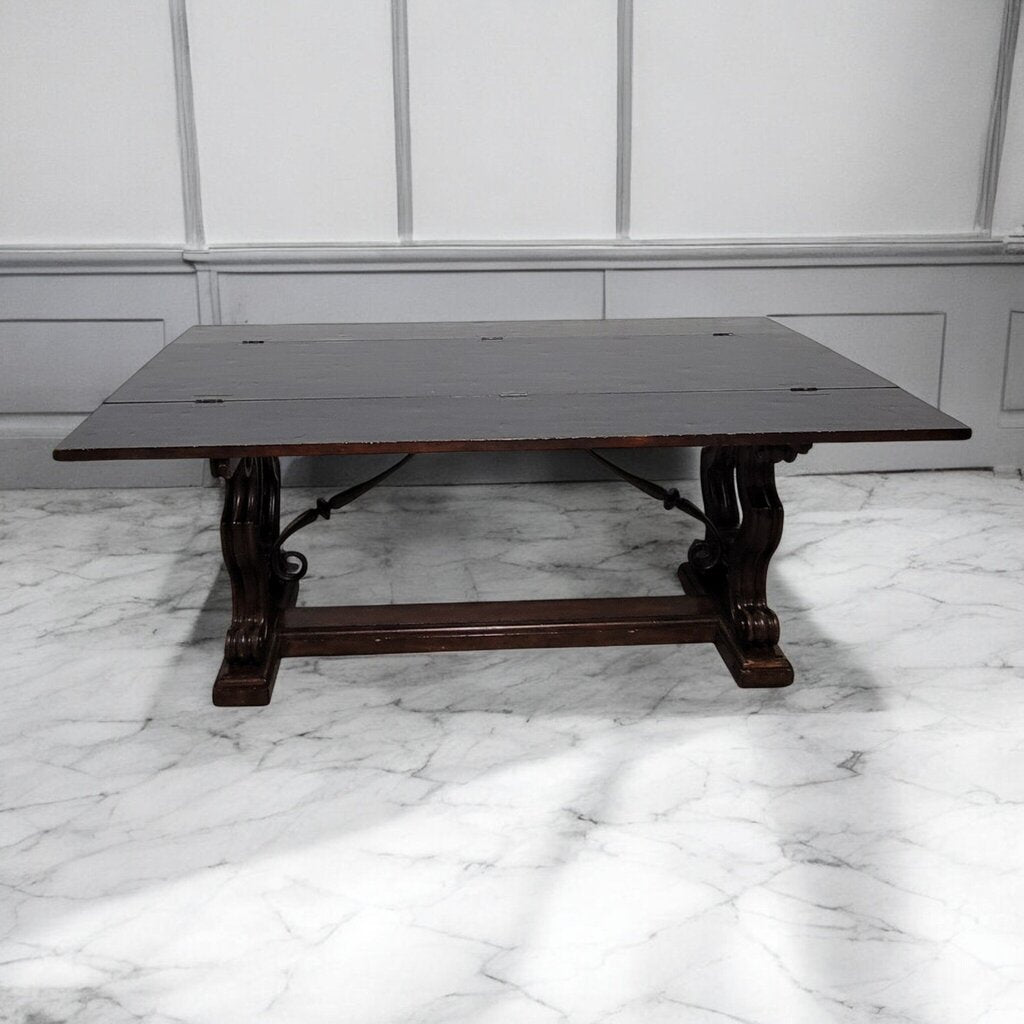 7405 Old World Convertible Console Dining Table ~ Furniture
