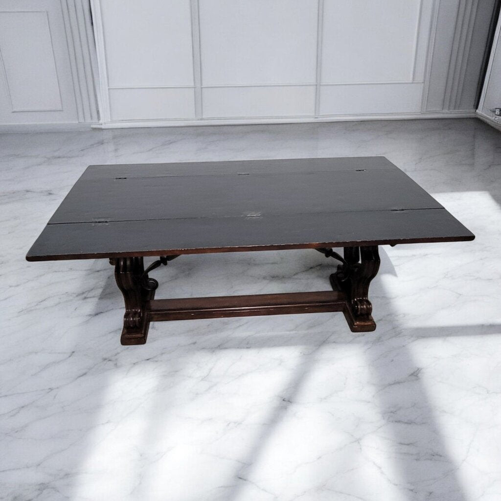 7405 Old World Convertible Console Dining Table ~ Furniture