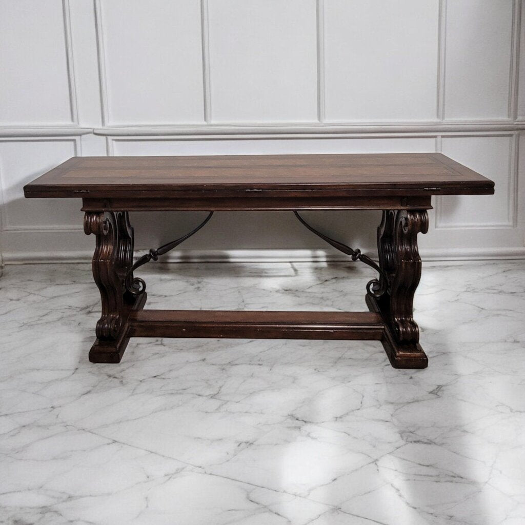 7405 Old World Convertible Console Dining Table ~ Furniture