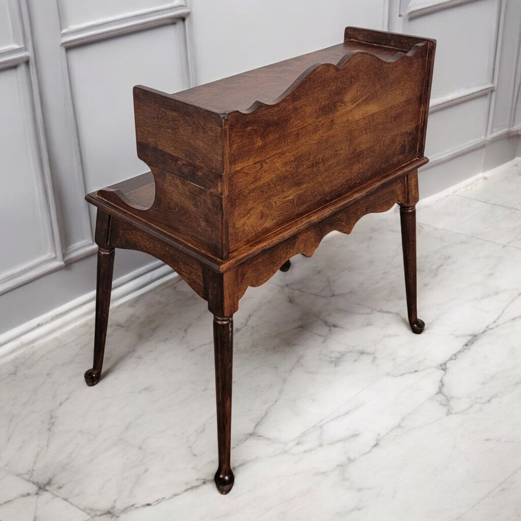 7459 Vintage Colonial 2 Tier Side Table ~ Furniture